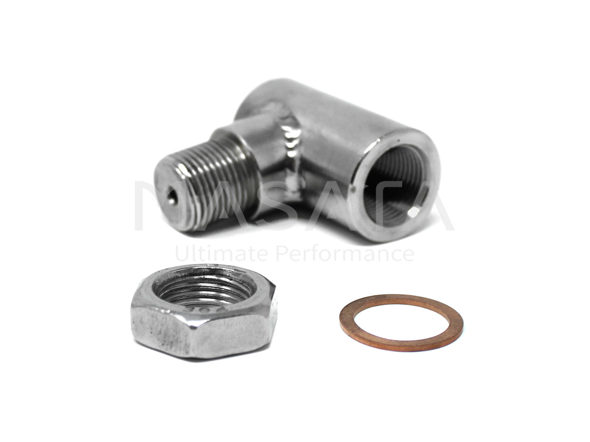 Masata BMW N55 Lambda Spacer Fooler O2 Oxygen Sensor Boss Stainless Steel (M2, M135i, M235i, 335i & 435i) - MASATA UK