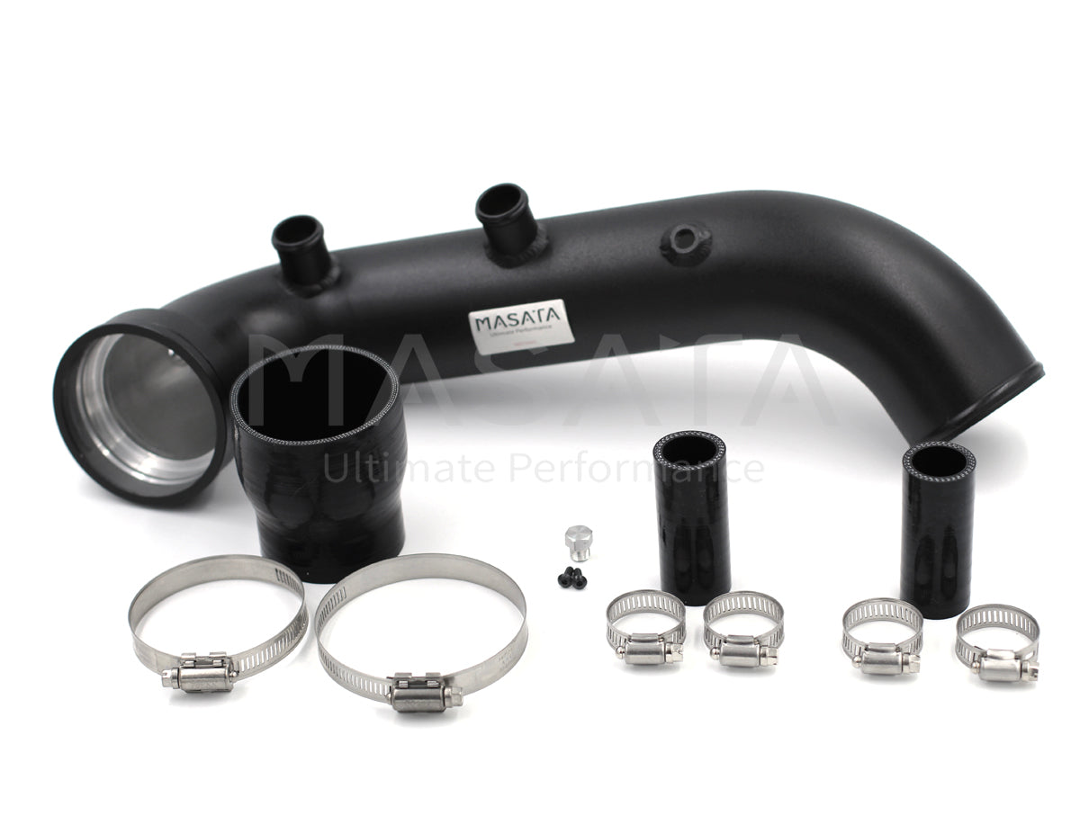 Masata BMW N54 E82 E90 E92 OEM Aluminium Chargepipe (1M, 135i & 335i) - MASATA UK