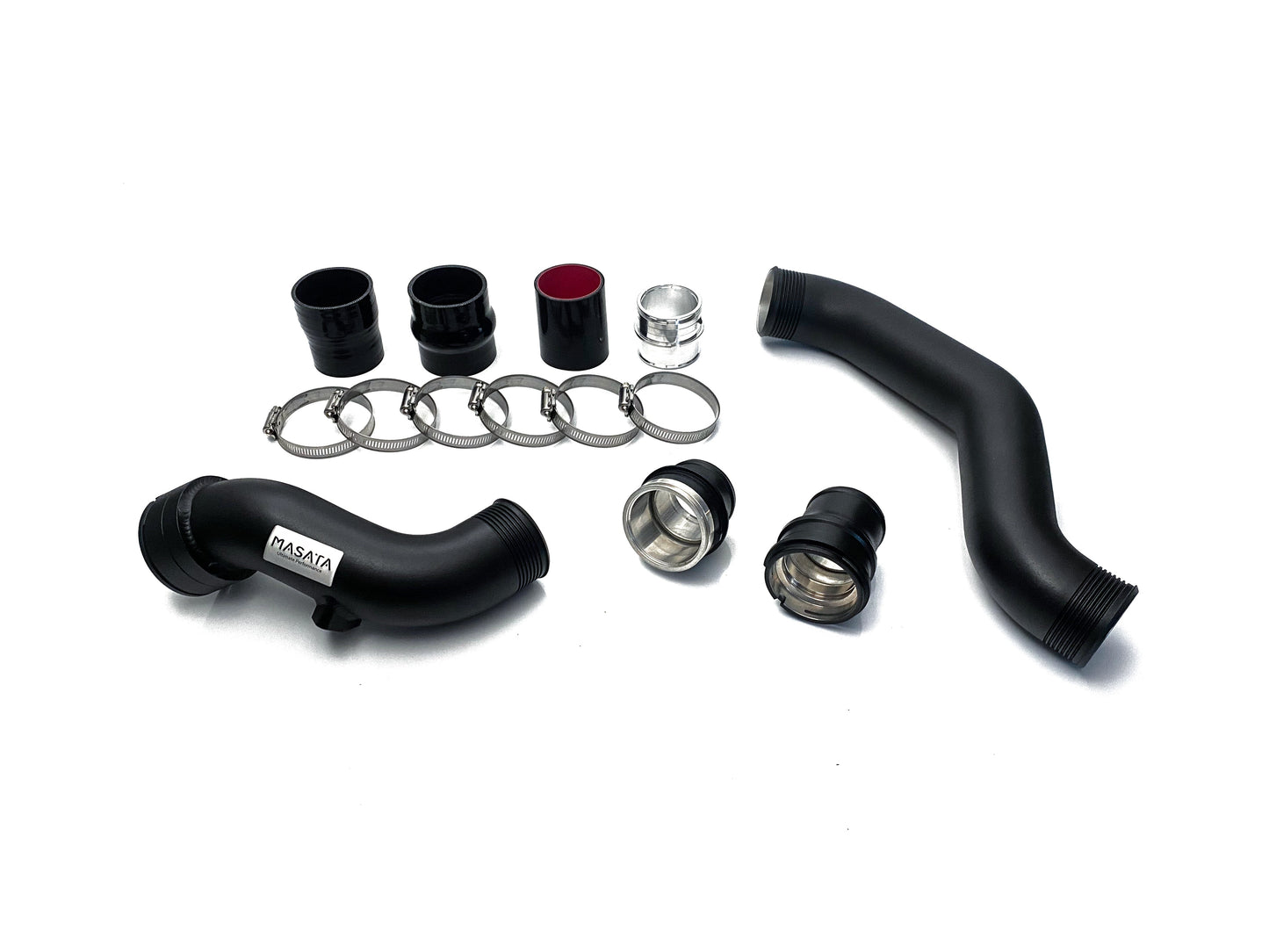 Masata BMW N47S E81 E82 E87 E88 123d Aluminium Chargepipe & Turbo to Intercooler Pipe